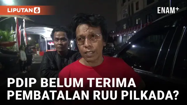 PDIP Belum Terima Informasi Dibatalkan RUU Pilkada