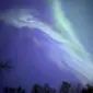 Aurora Borealis atau Cahaya Utara terlihat di Fredericton, Kanada pada Sabtu, 11 Mei 2024.  (Hina Alam /The Canadian Press via AP)