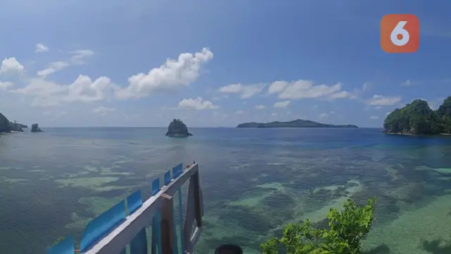 Lokasi wisata Pantai Tambung, Pantai yang berada di pesisir Pulau Sangihe (Arfandi Ibrahim/Liputan6.com)