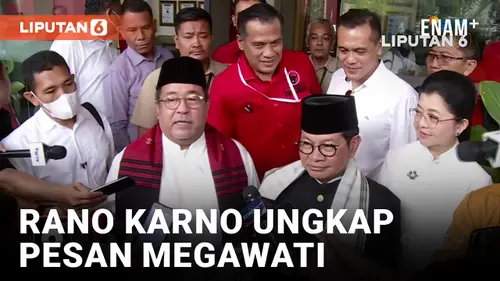 VIDEO: Ditemani Ahok, Pramono Anung-Rano Karno Berangkat ke KPU