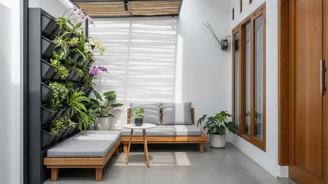 9 Desain Teras Rumah Minimalis dengan Sentuhan Tanaman Tropis, Menciptakan Kesejukan