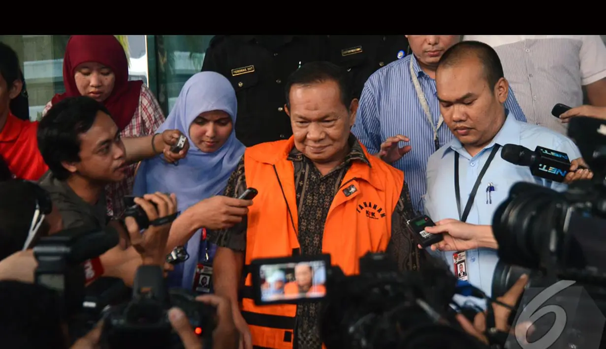 Tersangka dugaan suap penanganan perkara bansos Bandung itu ditahan di Rumah Tahanan KPK yang berada di Pomdam Guntur Jaya, Jakarta, Kamis (14/8/2014) (Liputan6.com/Miftahul Hayat)