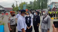 Daops 3 Cirebon menggelar apel gelar pasukan di Stasiun Kejaksan Cirebon menyambut libur Nataru 2022. (istimewa)