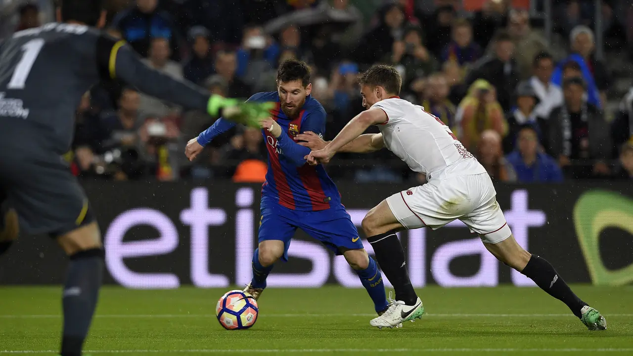 Kembali Bermain, Messi Cetak Dua Gol ke Gawang Sevilla