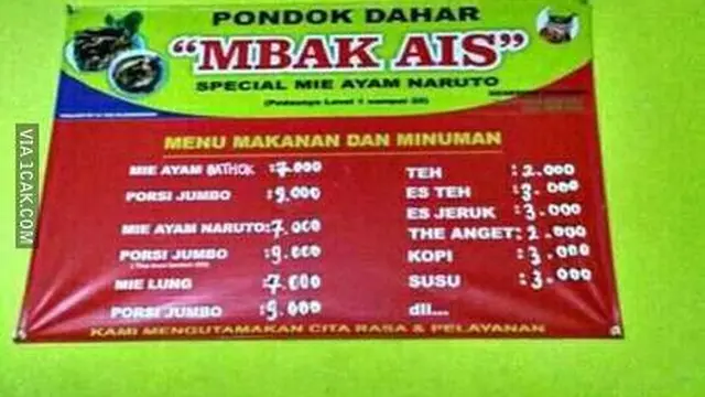 6 Potret Harga Mi Ayam Ini Bikin Mata Pembeli Melotot