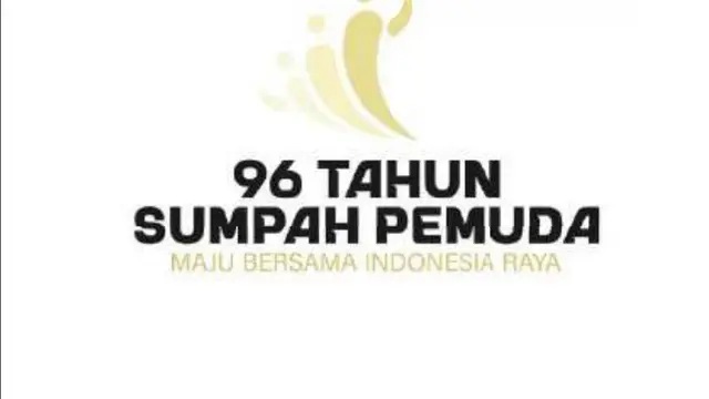 Logo peringatan Hari Sumpah Pemuda ke-96 tahun 2024 bertema 'Maju Bersama Indonesia Raya'.