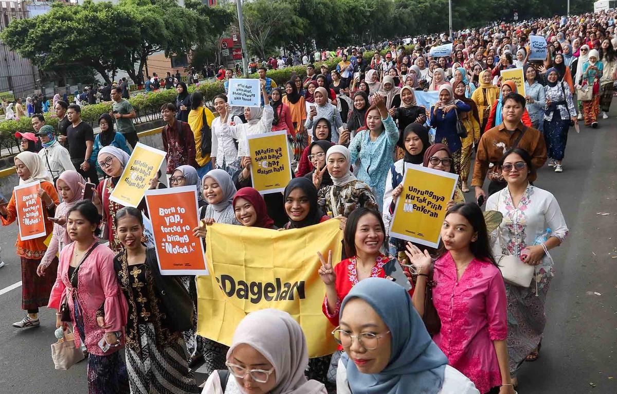 Foto: Semarak Hari Kartini di HBKB Bunderan HI