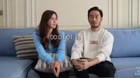 Usai diterpa isu perselingkuhan dengan Rendy Kjaernett, Syahnaz Sadiqah kini angkat bicara ditemani sang suami, Jeje Govinda. Foto: tangkapan layar Youtube Jeje & Nanas Channel.