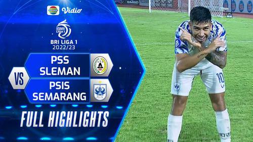 VIDEO: Highlights BRI Liga 1, PSIS Semarang Kalahkan PSS Sleman 1-0