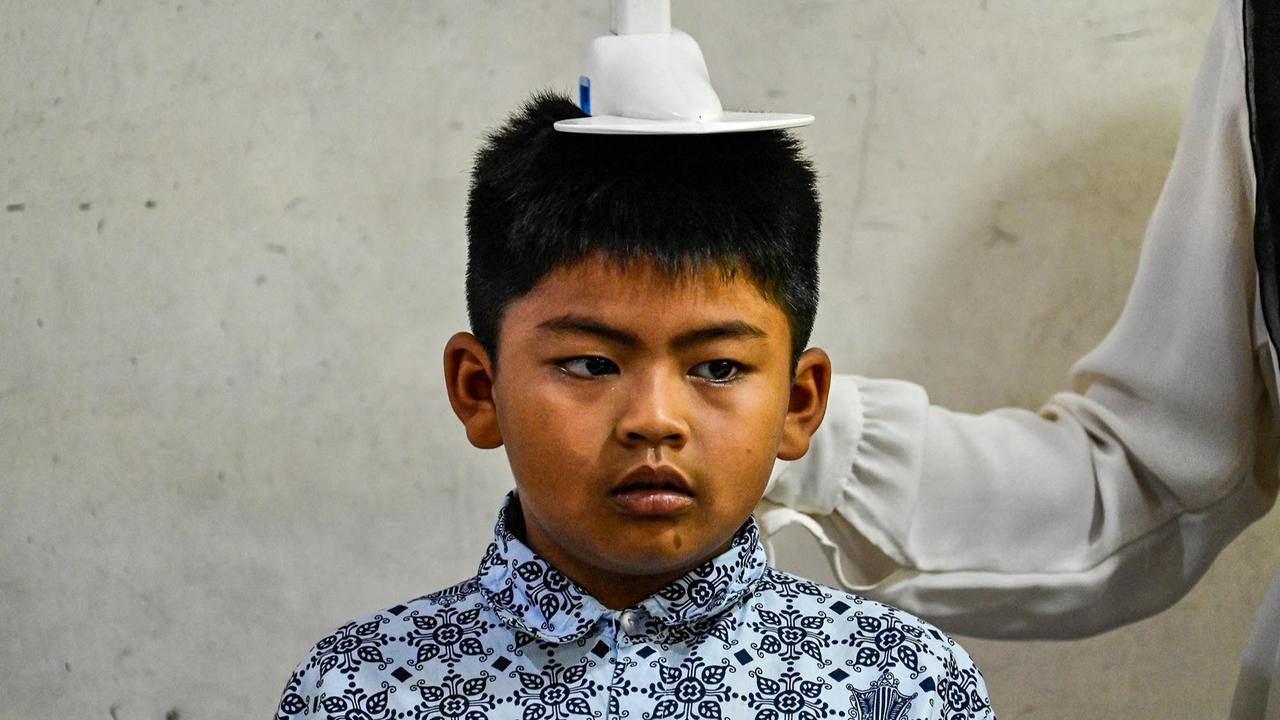 FOTO: Antusias Murid Madrasah Jalani Pemeriksaan Kesehatan Gratis