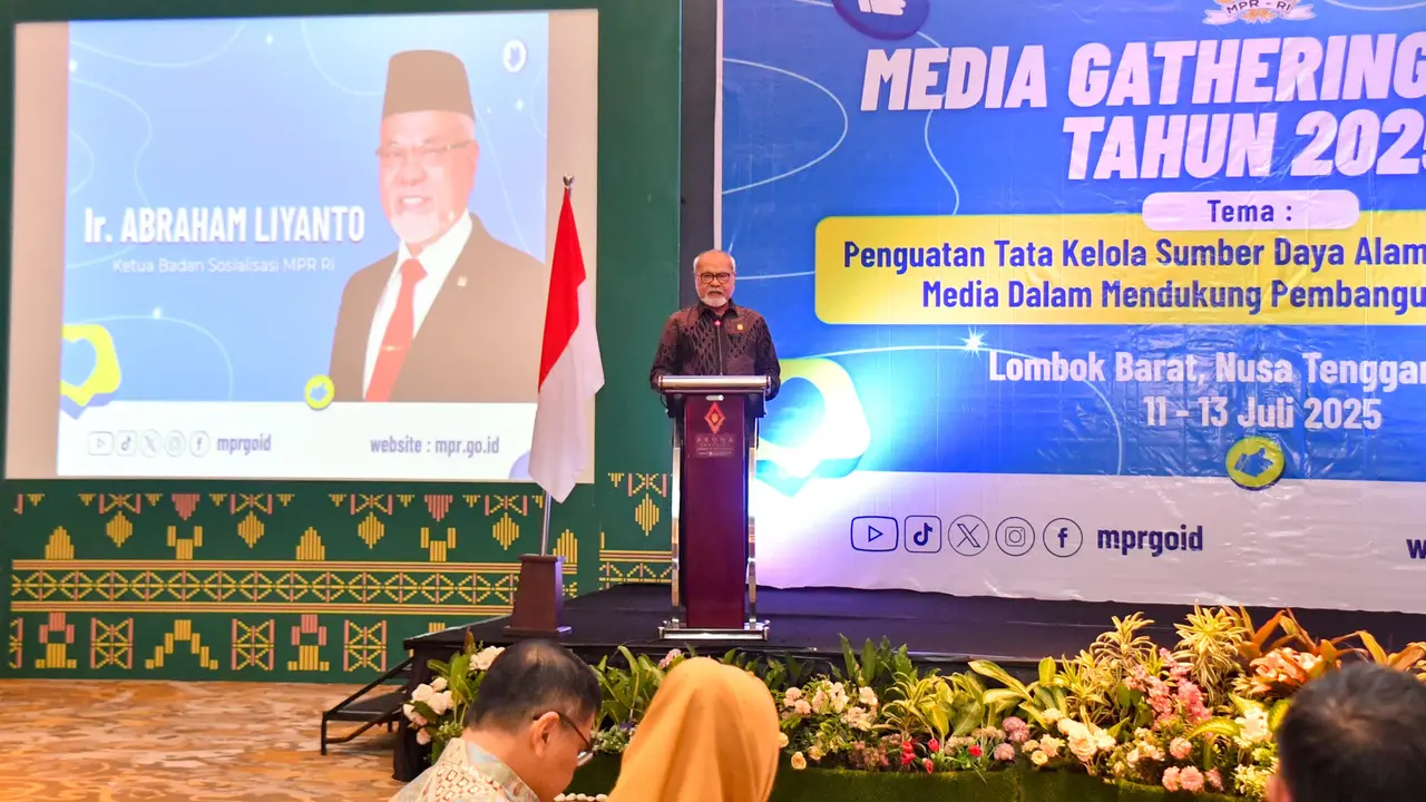 Pesan Abraham Liyanto di Media Gathering MPR RI, Media Jembatani Isu Pengelolaan SDA dan Pembangunan Berkelanjutan