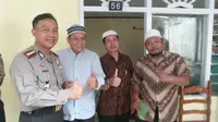 Kapolresta Depok Komisaris Harry Kurniawan dan pengurus HTI Depok (Liputan6.com/ Ady Anugrahadi)