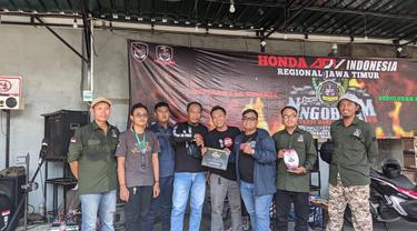 komunitas Honda ADV Indonesia Jawa Timur pada Minggu 26 Juni 2022 mengadakan acara Ngobam sila V. (Istimewa).