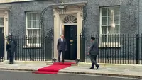 Laporan Liputan6.com dari London: Tiba di Downing Street, Prabowo Bertemu PM Inggris Keir Starmer