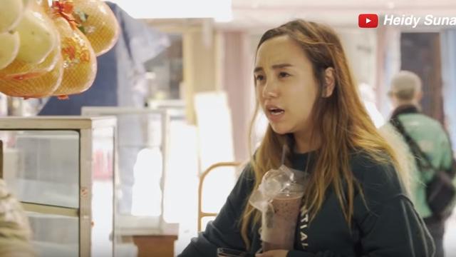 Tanpa Makeup, Ini 7 Momen Salmafina Sunan Belanja di Pasar