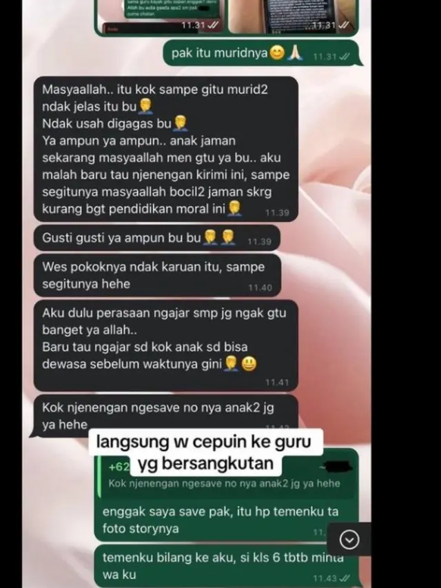 Bikin Miris, Siswi SD Labrak Guru yang Ngechat Bareng Guru Idolanya karena Cemburu.