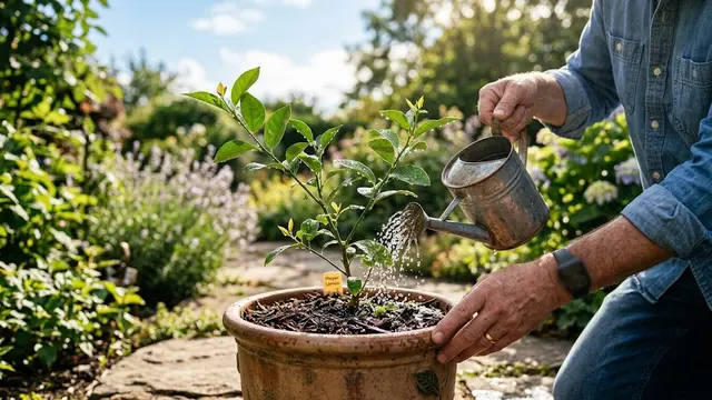 Cara Menanam Lemon di Pot Kecil/AI Generated