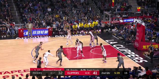 Cuplikan Pertandingan NBA: Clippers 115 vs Pacers 109