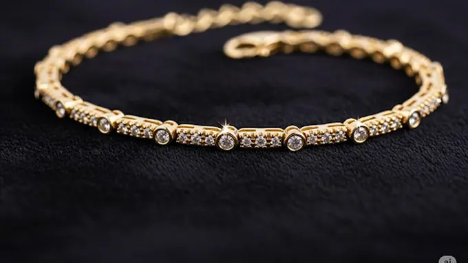 Gelang dengan Permata Kecil