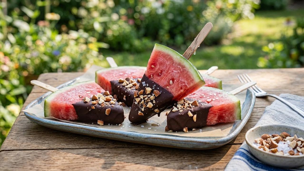 Resep Semangka Beku Cokelat untuk Camilan Segar dan Manis yang Mudah Dibuat di Rumah
