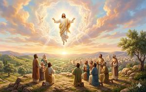 Hari Kenaikan Yesus Kristus (created by AI)