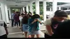 Polisi mengamankan sejumlah barang bukti berupa alat hisap, sabu, pil happy five, pil ekstasi dan uang tunai Rp 25 juta.