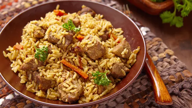 nasi goreng kebab kebuli biryani