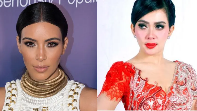 Kim Kardashian dan Syahrini