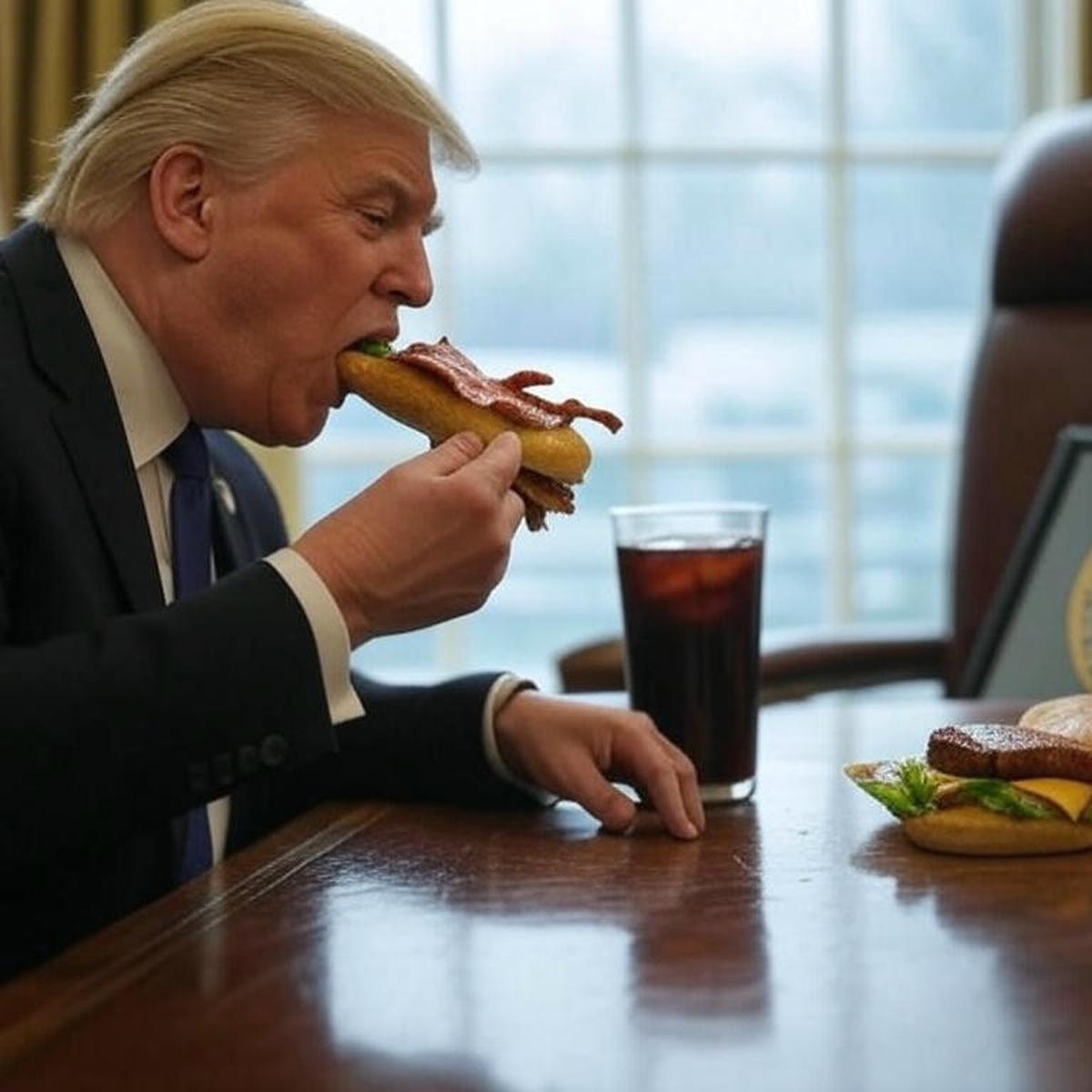 Pola Makan Donald Trump