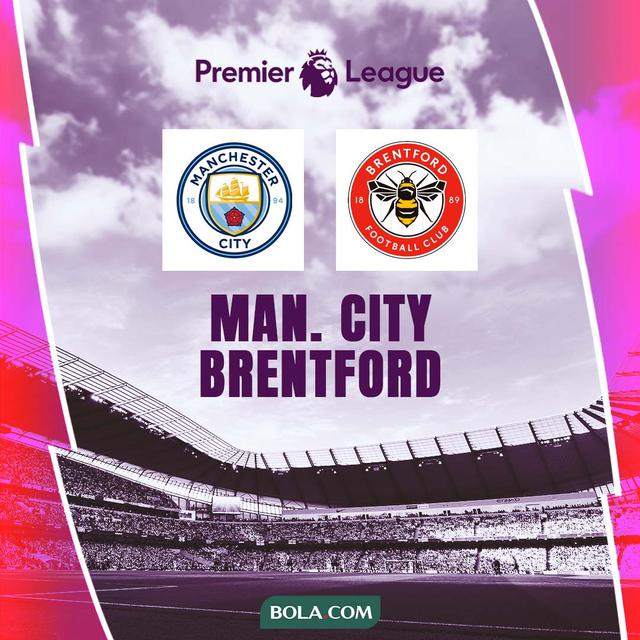 Liga Inggris - Manchester City Vs Brentford