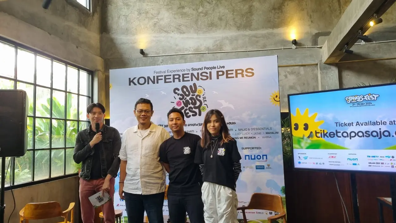 Konferensi Pers Soundsfast 2024. (Dok. Liputan6 / Azka Rizqon)