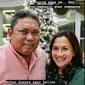 Dian Sastro, melepas kepergian mertuanya itu dengan mengunggah potret Adiguna Sutowo yang meninggal dunia dalam usia 62 tahun (https://www.instagram.com/p/CNyw8tyhx-J/)