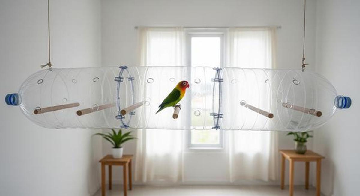 8 Desain Kandang Lovebird dari Botol Bekas, Kreatif dan Hemat Biaya