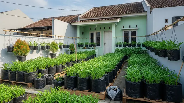 Ide Kebun Kangkung untuk Rumah Type 36 yang Bisa Buat Sambilan