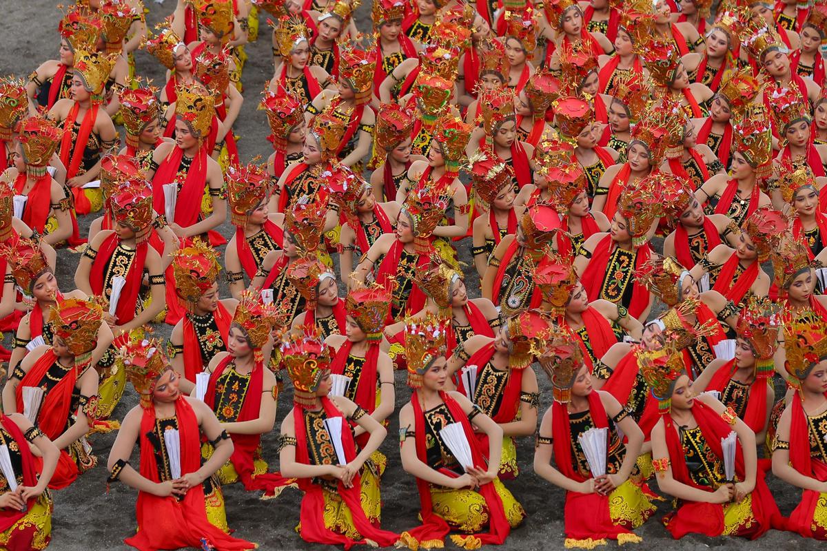 Pagelaran Kolosal Gandrung Sewu Banyuwangi