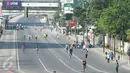 Suasana Car Free Day di Bundaran HI, Jakarta, Minggu (21/6). Pada Bulan Puasa ini suasana di CFD sepi pengunjung dikarenakan sebagian umat muslim menjalankan ibadah puasa. (Liputan6.com/Herman Zakharia)