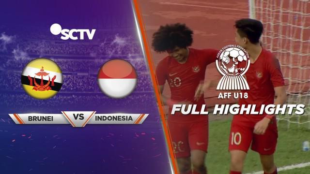 Berita video highlights Piala AFF U-18 2019 antara Brunei Darussalam melawan Timnas Indonesia yang berakhir dengan skor 1-6,