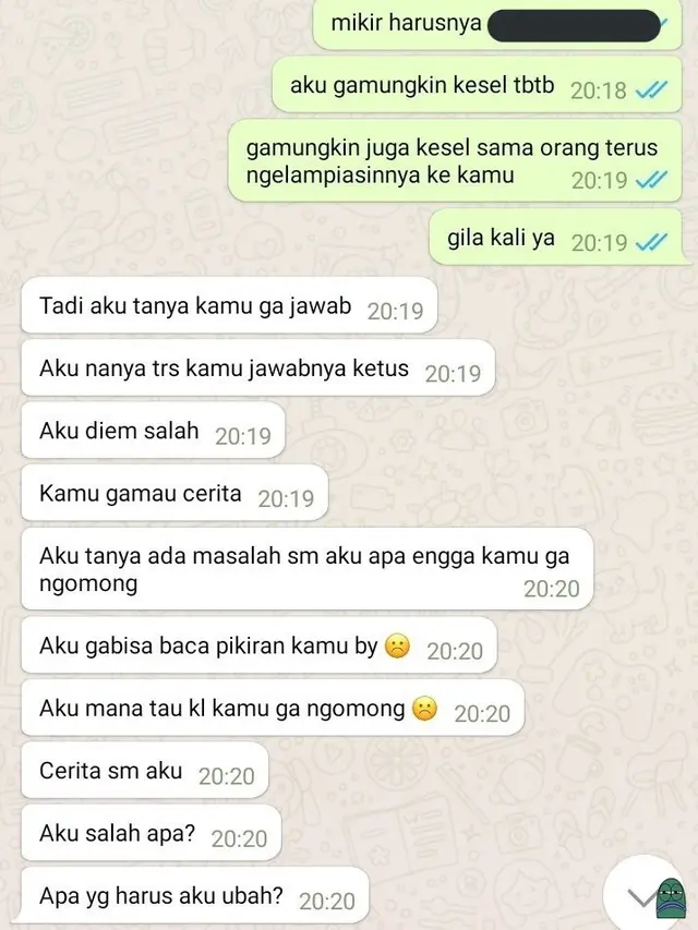 6 Chat Panjang Saat Bertengkar dengan Pacar Ini Bak Satu Paragraf Tulisan