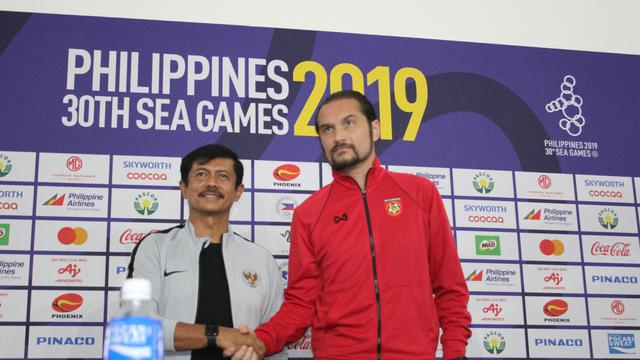 Indra Sjafri Velizar Popov Timnas Indonesia U-22 Timnas Myanmar U-22