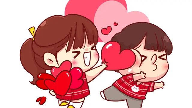 Ilustrasi cinta, gombal