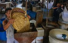 FOTO: Perajin Tahu Tertekan Kenaikan Harga Kedelai