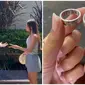 Stefan William bersama Ria sang kekasih, pamerkan cincin couple dengan ukiran nama mereka (Foto: Instagram stefannwilliam)