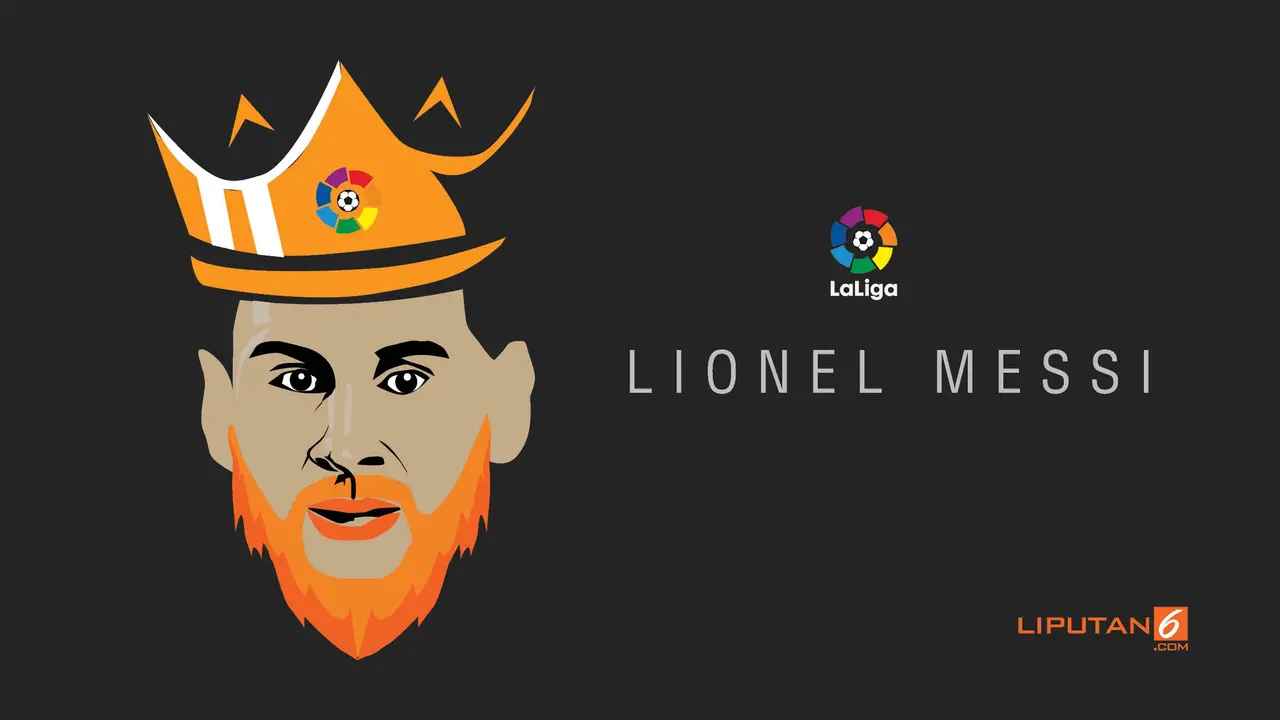 Banner Infografis Lionel Messi 