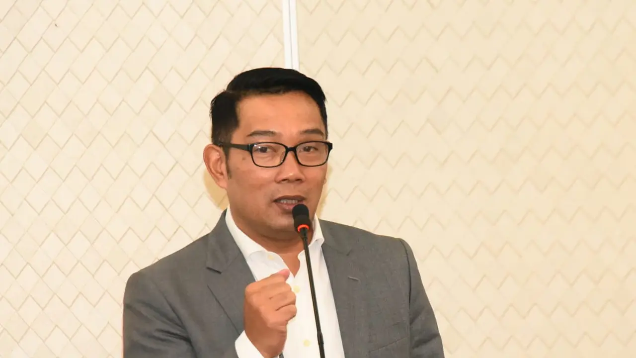 Gubernur Jabar Ridwan Kamil saat memberikan arahan