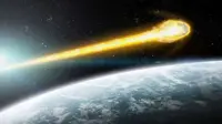 Ilustrasi asteroid dekati Bumi