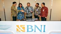 Paparan kinerja keuangan kuartal I 2022 PT Bank Negara Indonesia Tbk (BNI/BBNI) pada Selasa, 26 April 2022 (Foto: BNI)