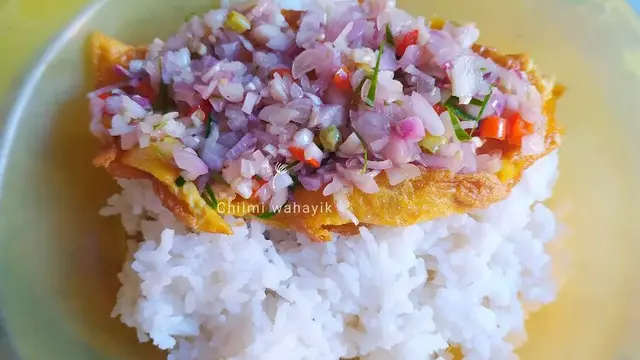 Telur Dadar Sambal Matah