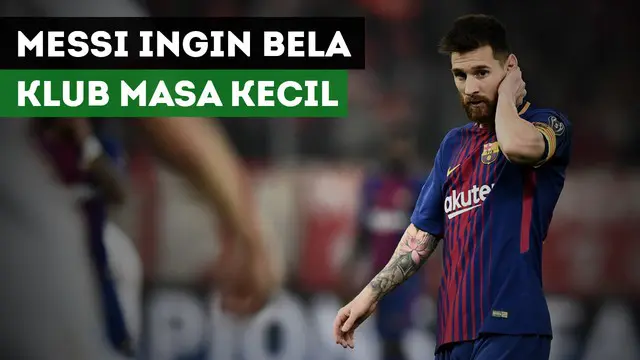 Lionel Messi mengungkapkan klub yang ingin ia bela sebelum gantung sepatu.