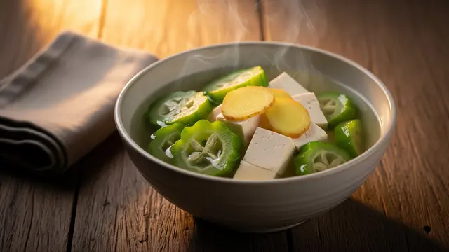 Resep Oyong Tahu Kuah Jahe (AI Generated)