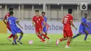 Laga babak pertama antara timnas Indonesia U-20 melawan Maladewa U-20 berakhir imbang tanpa gol. (Liputan6.com/Angga Yuniar)